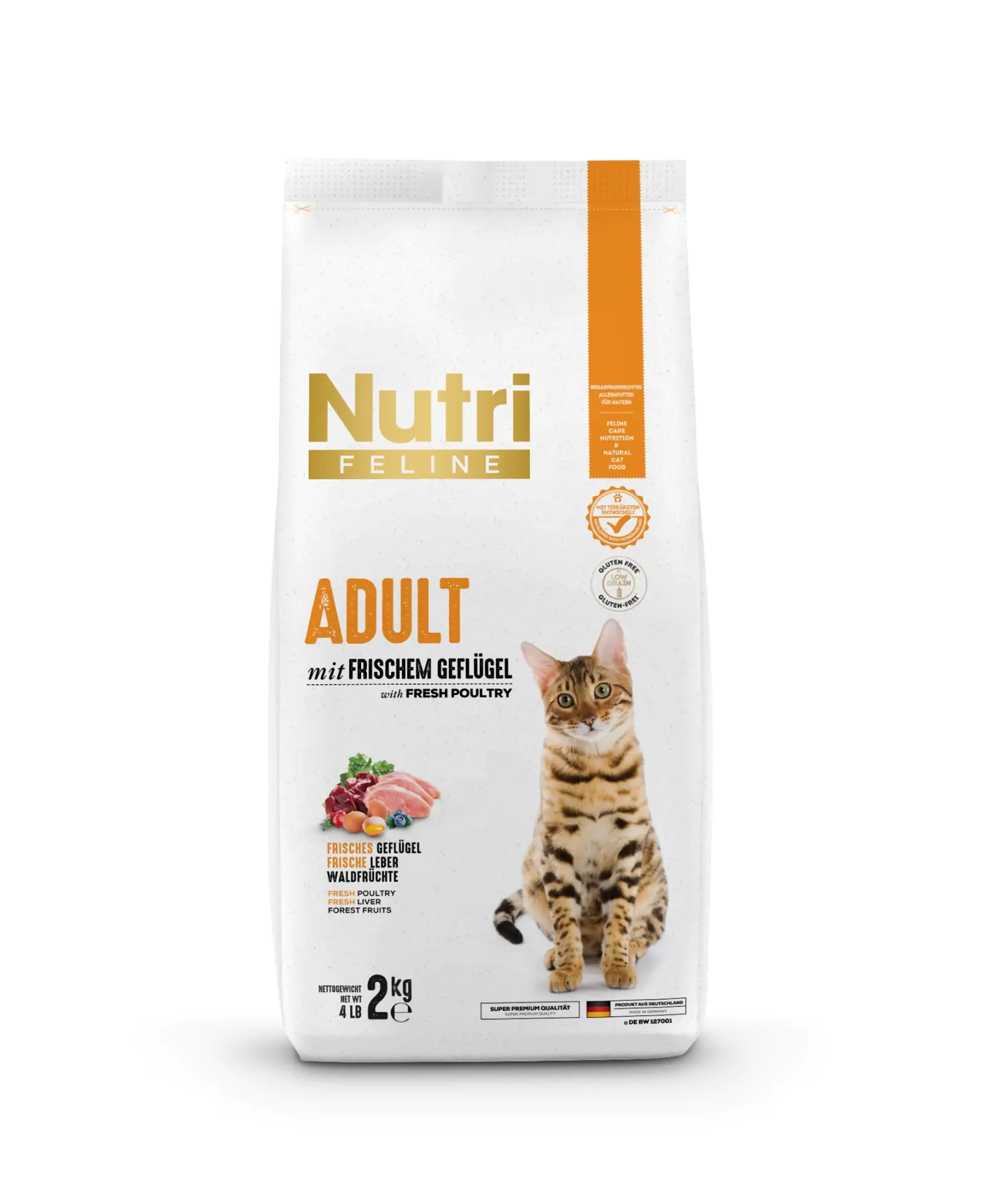 Nutri Feline Adult Poultry - Kümes Hayvanlı Yetişkin Kediler İçin