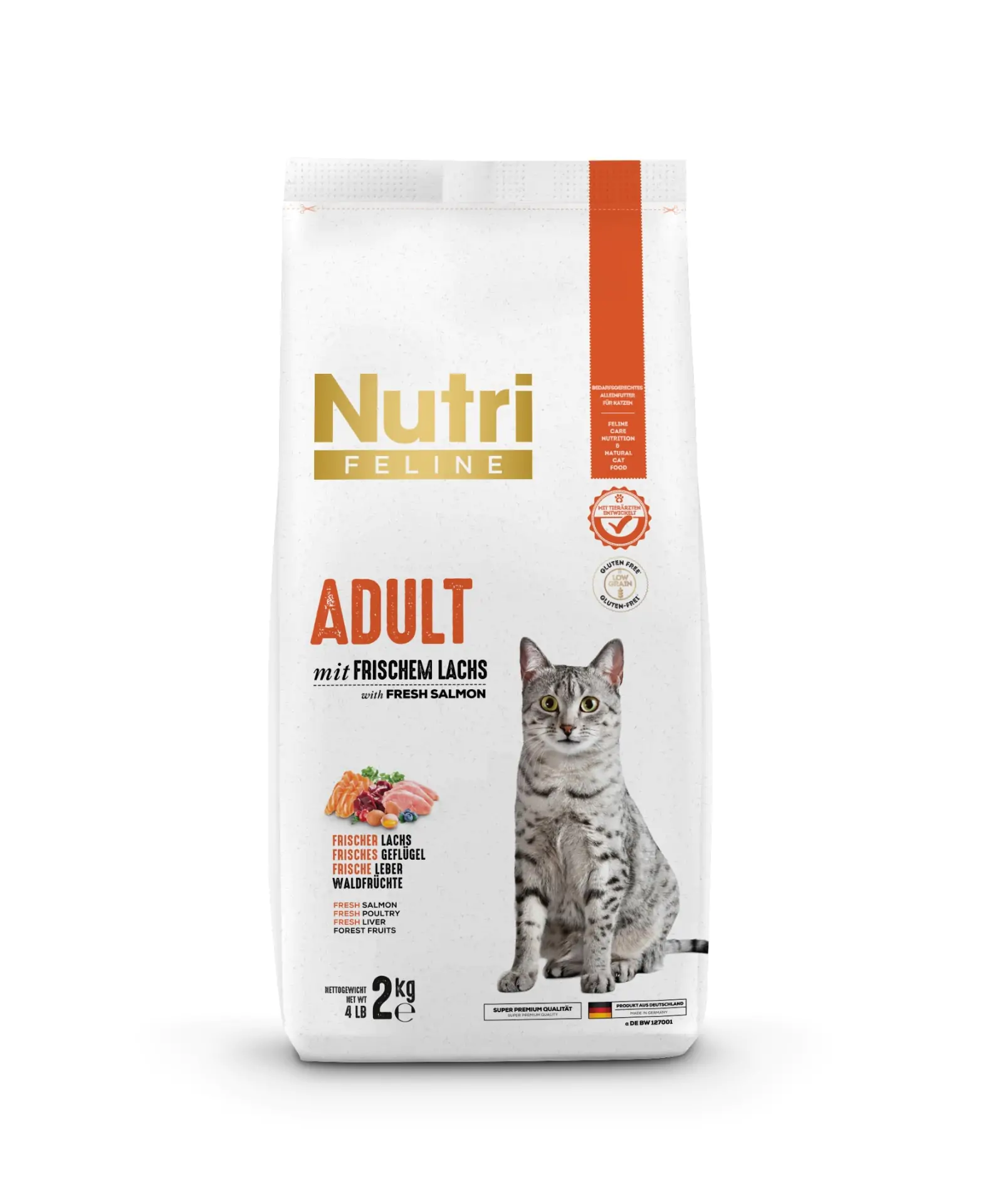 Nutri Feline Adult Salmon - Somon Balıklı Yetişkin Kediler İçin
