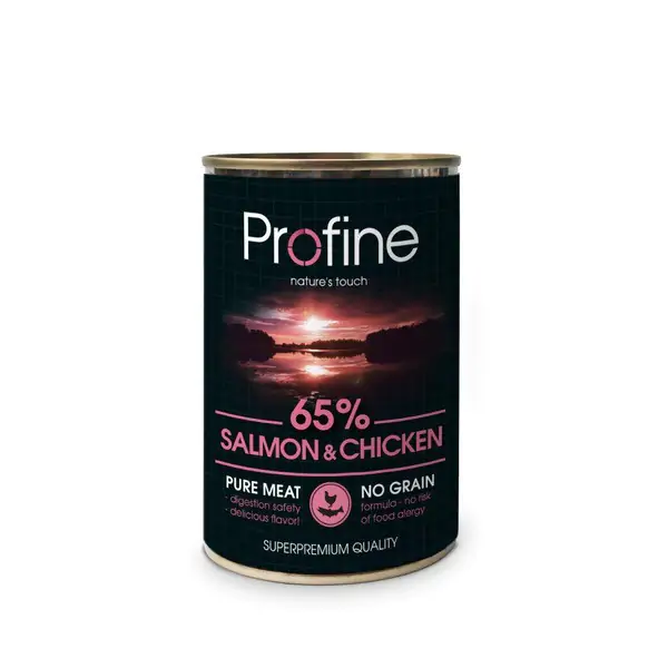 65% SALMON & CHICKEN