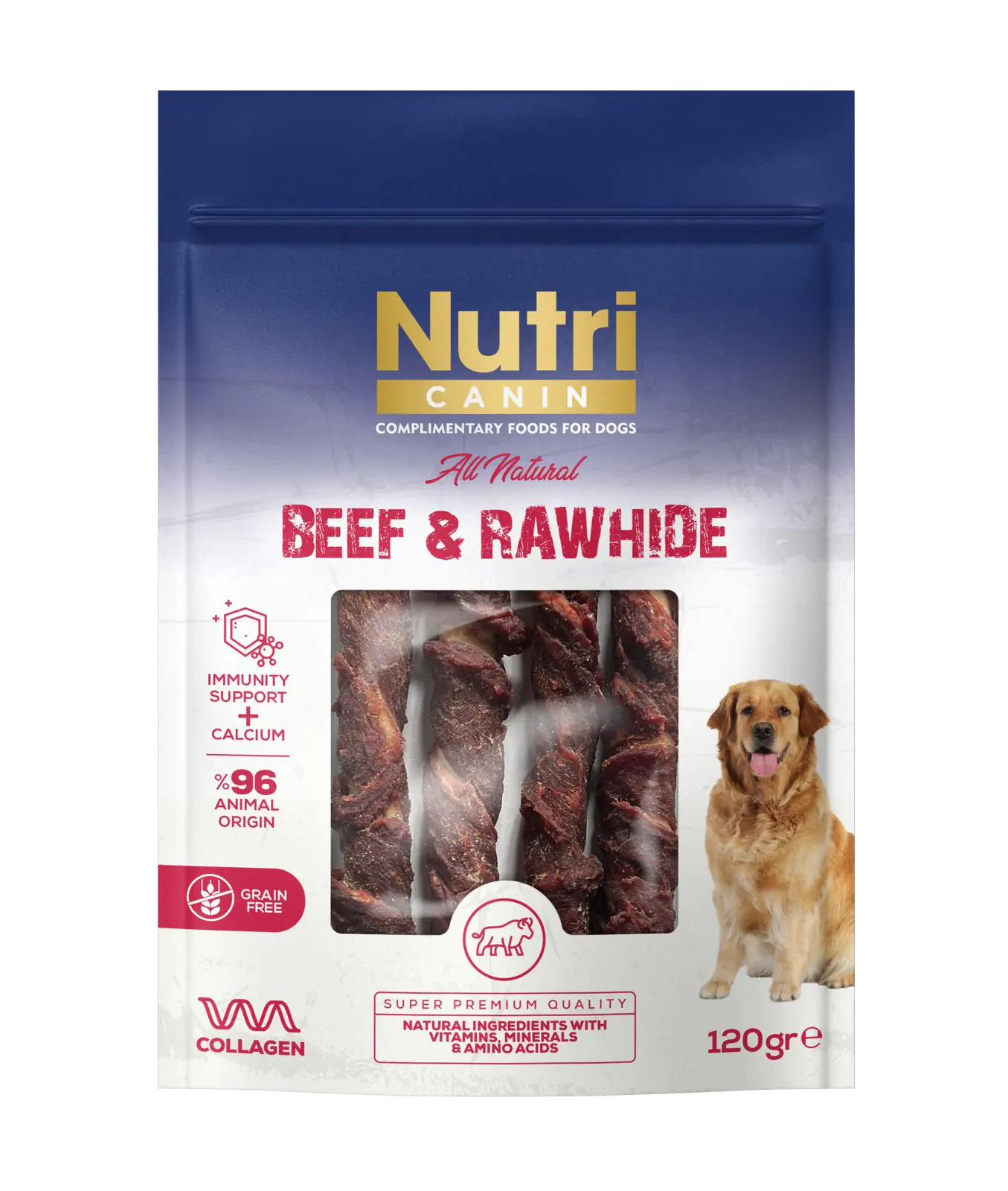Sığır Eti Sargılı Kemik 120gr