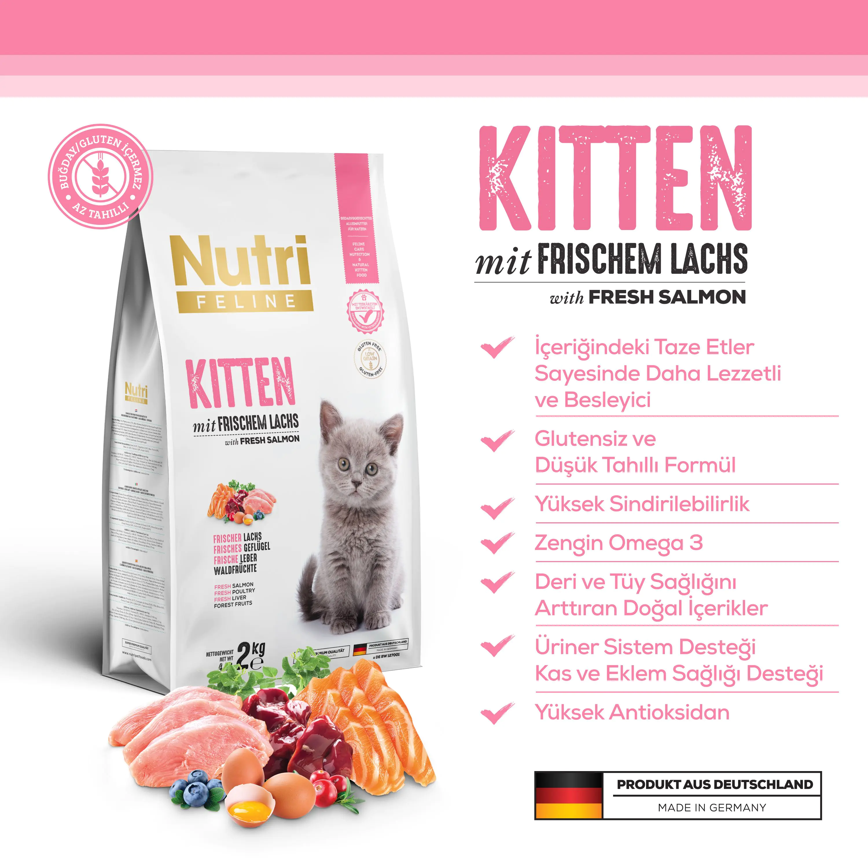 Nutri Feline Kitten - Yavru Kediler İçin