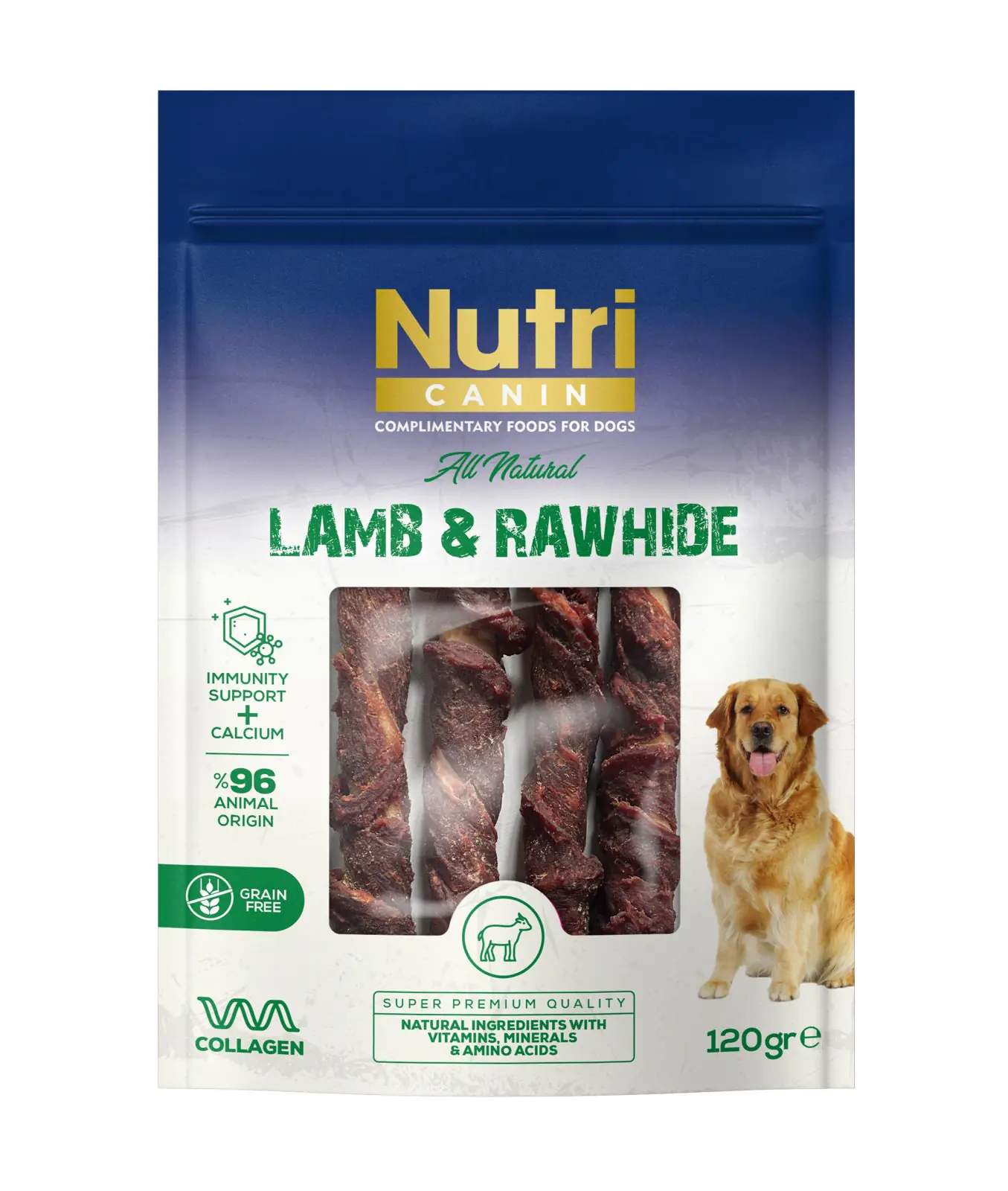Kuzu Eti Sargılı Kemik 120gr